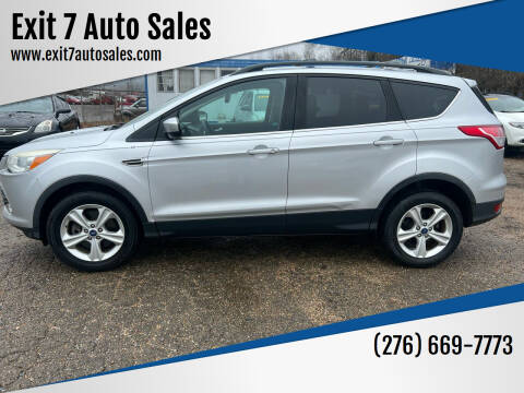 2013 Ford Escape for sale at Exit 7 Auto Sales in Bristol VA
