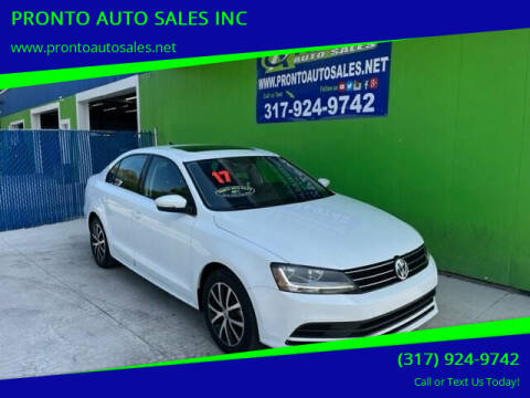2017 Volkswagen Jetta for sale at PRONTO AUTO SALES INC in Indianapolis IN