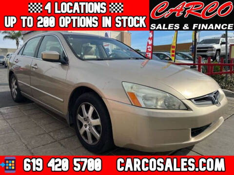 2005 Honda Accord for sale at CARCO OF POWAY in Poway CA