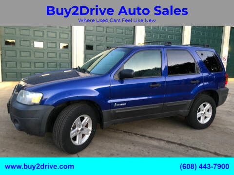 2006 Ford Escape Hybrid for sale at Buy2Drive Auto Sales in Deerfield WI