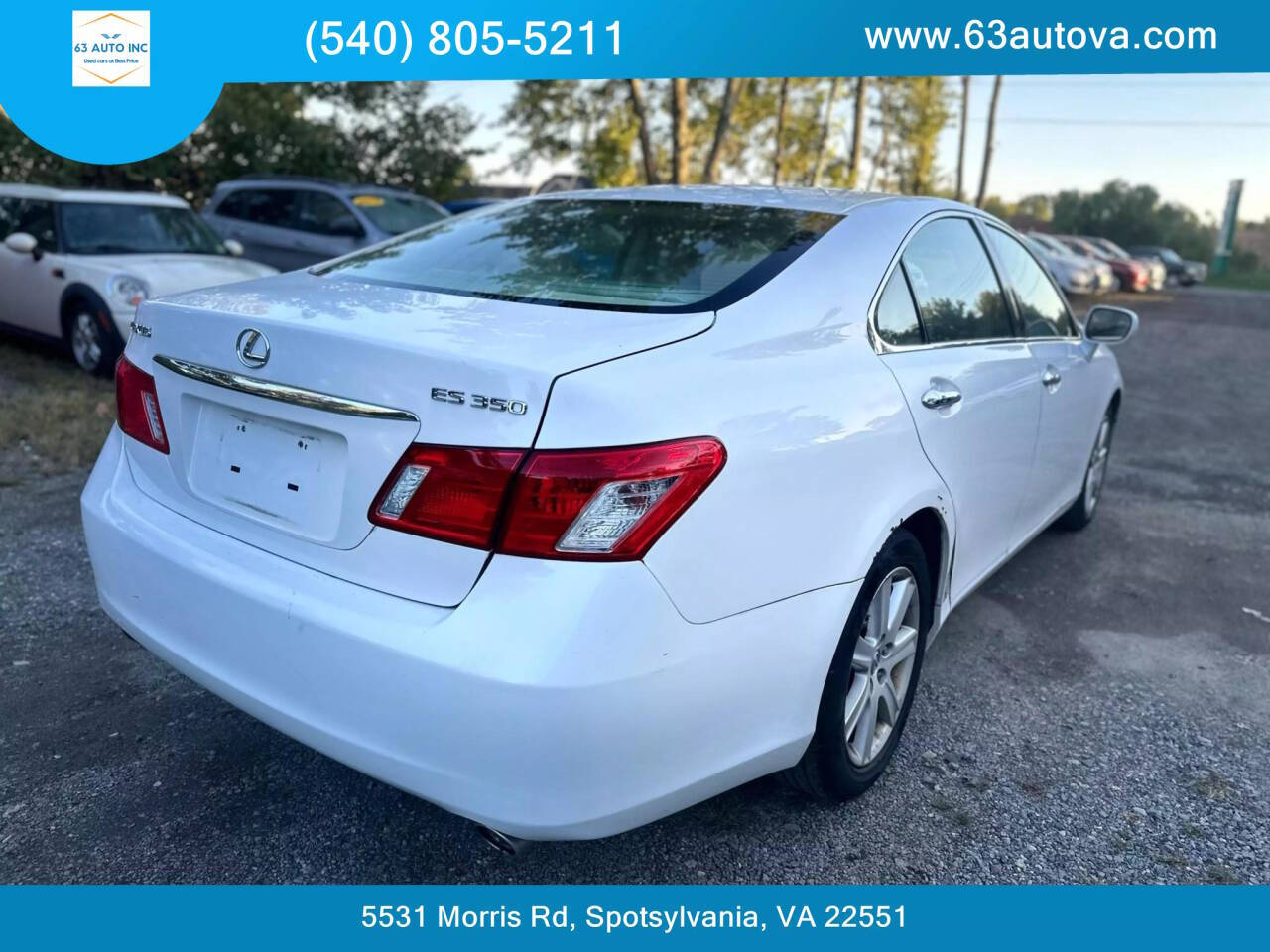 2009 Lexus ES 350 for sale at 63 Auto Inc in Spotsylvania, VA