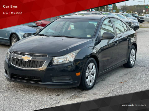 2013 Chevrolet Cruze for sale at Car Bros in Virginia Beach VA