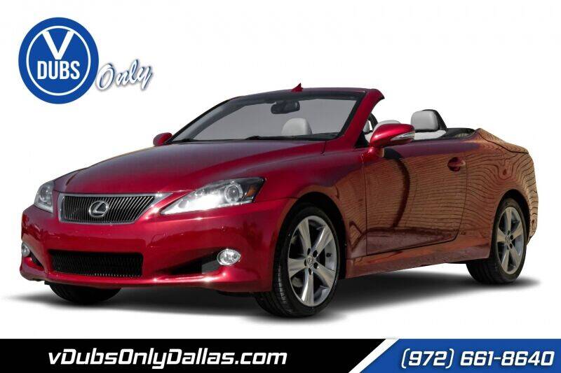 2012 Lexus IS 250C for sale at VDUBS ONLY in Plano TX
