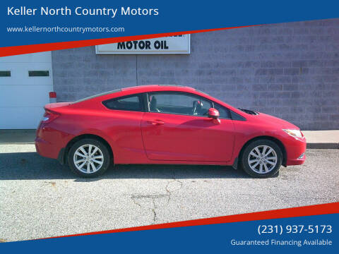 2012 Honda Civic for sale at Keller North Country Motors in Howard City MI