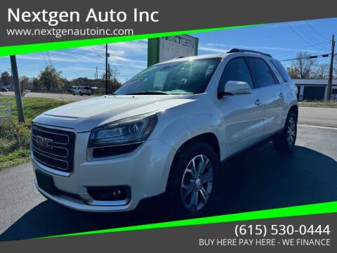 2015 GMC Acadia for sale at Nextgen Auto Inc in Smithville TN