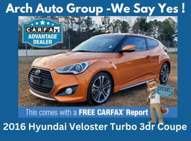 2016 Hyundai Veloster for sale at Arch Auto Group in Eatonton GA