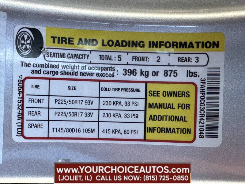 2012 Ford Fusion SEL