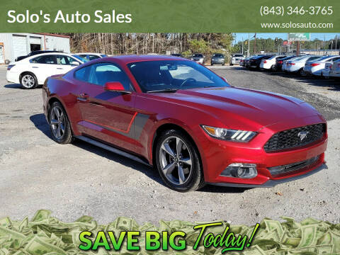 2016 Ford Mustang for sale at Solo's Auto Sales in Timmonsville SC
