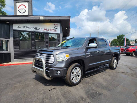 2016 Toyota Tundra for sale at 4 Friends Auto Sales LLC - Southeastern Location in Indianapolis IN