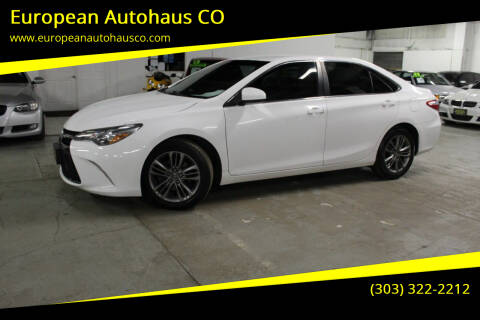 2016 Toyota Camry for sale at European Autohaus CO in Denver CO