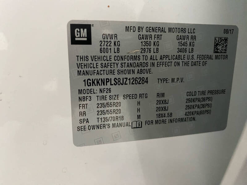 2018 GMC Acadia Denali