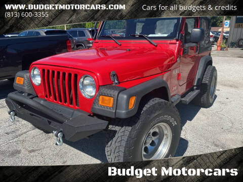 2005 Jeep Wrangler for sale at Budget Motorcars in Tampa FL
