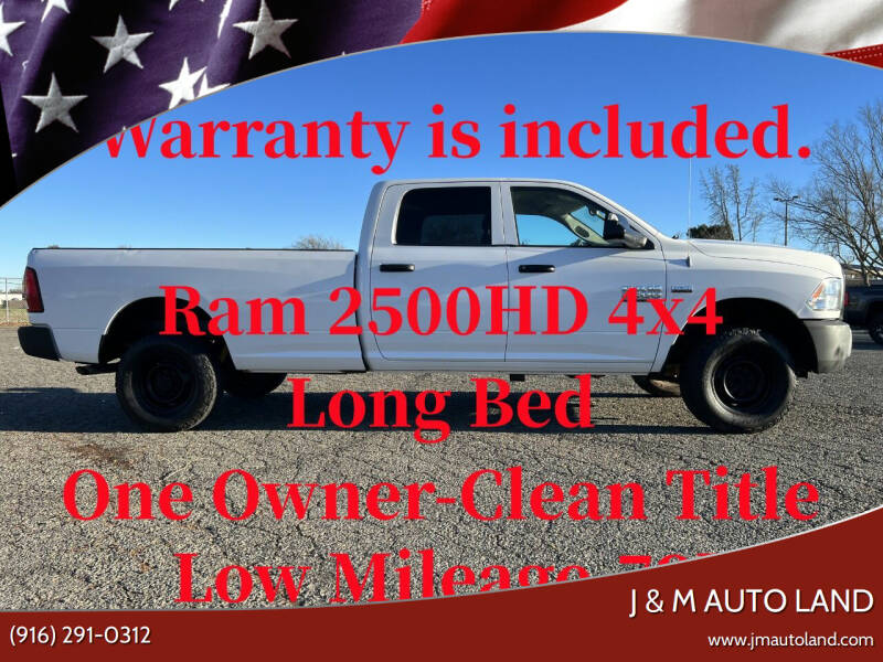 2013 RAM 2500 for sale at J & M Auto Land in Sacramento CA