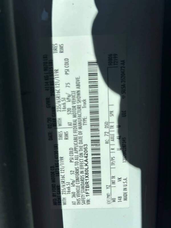 2020 Ford Transit 250