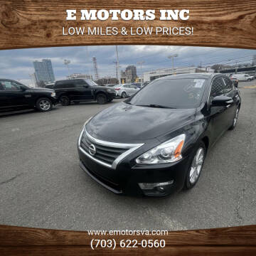 2014 Nissan Altima for sale at E Motors INC in Vienna VA