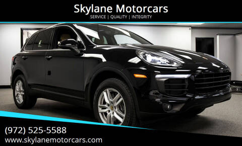 2016 Porsche Cayenne for sale at Skylane Motorcars in Carrollton TX