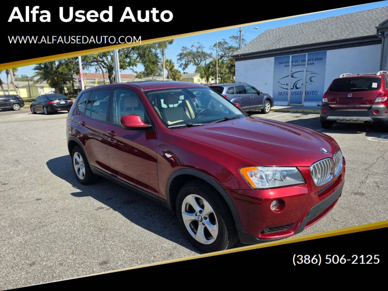 2012 BMW X3 for sale at Alfa Used Auto in Holly Hill FL