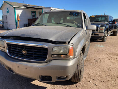 2000 Cadillac Escalade for sale at PYRAMID MOTORS - Fountain Lot in Fountain CO