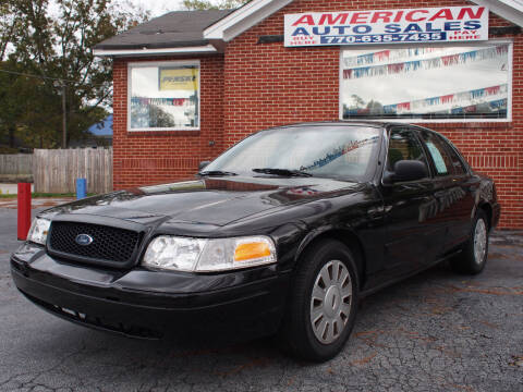 2011 Ford Crown Victoria for sale at AMERICAN AUTO SALES LLC in Austell GA