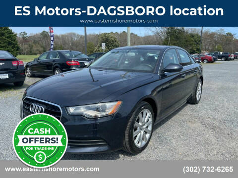 2013 Audi A6 for sale at ES Motors-DAGSBORO location in Dagsboro DE