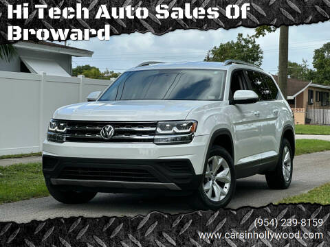 2018 Volkswagen Atlas for sale at Hi Tech Auto Sales Of Broward in Hollywood FL