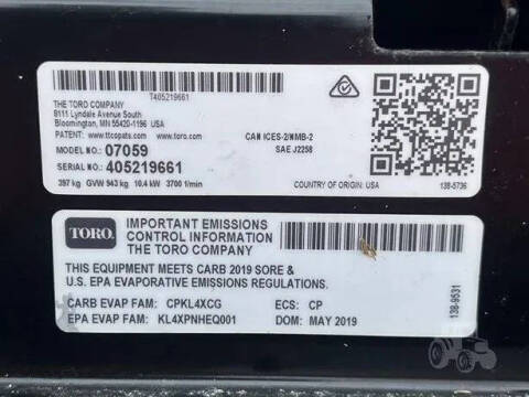 2019 Toro WORKMAN GTX