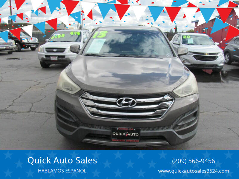 2013 Hyundai Santa Fe Sport for sale at Quick Auto Sales in Ceres CA