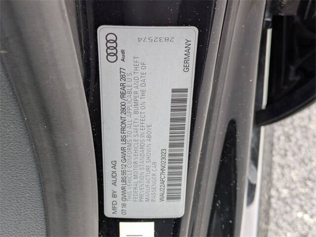 2017 Audi A7 3.0T quattro Prestige