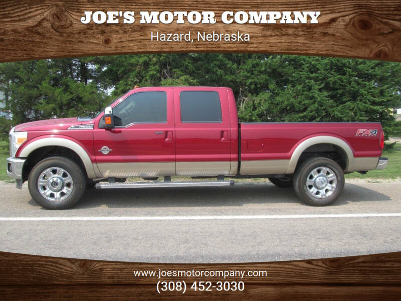 2013 Ford F-350 Super Duty for sale at Joe's Motor Company in Hazard NE