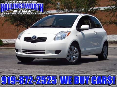 2007 Toyota Yaris for sale at Hollingsworth Auto Sales in Raleigh NC