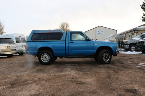 1990 Chevrolet S-10 for sale at Northern Colorado auto sales Inc in Fort Collins CO