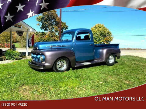 1950 Ford F-100 for sale at Ol Man Motors LLC in Louisville OH