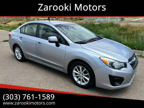 2014 Subaru Impreza for sale at Zarooki Motors in Englewood CO