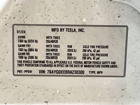 2024 Tesla Model Y Long Range