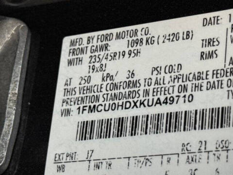 2019 Ford Escape SEL