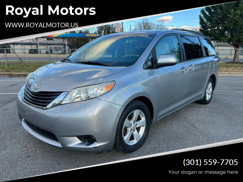 2012 toyota best sale sienna le v6