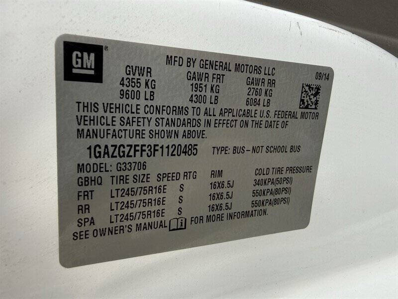 2015 Chevrolet Express LS 3500