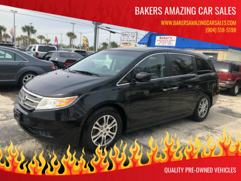 2011 Honda Odyssey for sale at Bakers Amazing Car Sales in Jacksonville FL