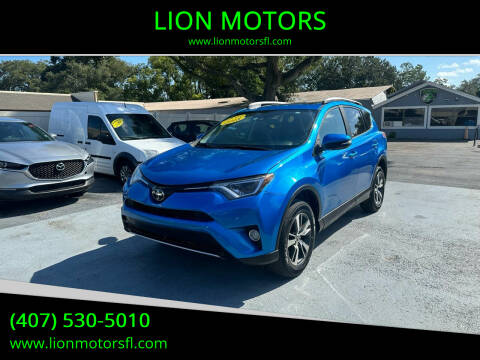2018 Toyota RAV4 for sale at LION MOTORS in Orlando FL