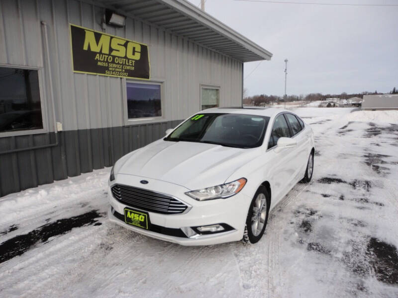 2017 Ford Fusion for sale at Moss Service Center-MSC Auto Outlet in West Union IA