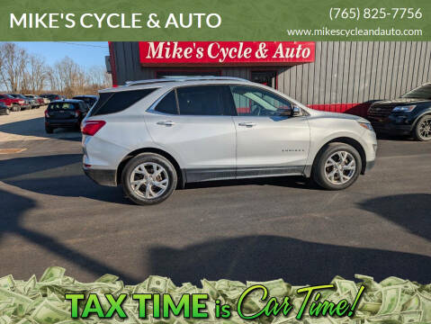 2018 Chevrolet Equinox for sale at MIKE'S CYCLE & AUTO in Connersville IN