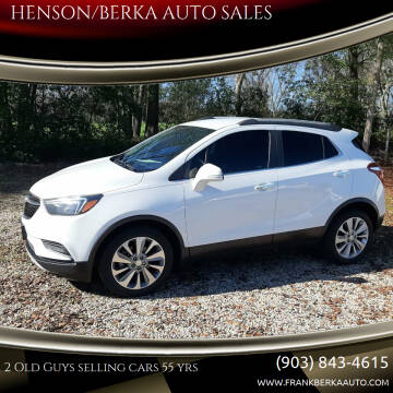 2018 Buick Encore for sale at HENSON/BERKA AUTO SALES in Gilmer TX