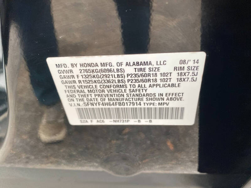 2015 Honda Pilot EX-L w/DVD