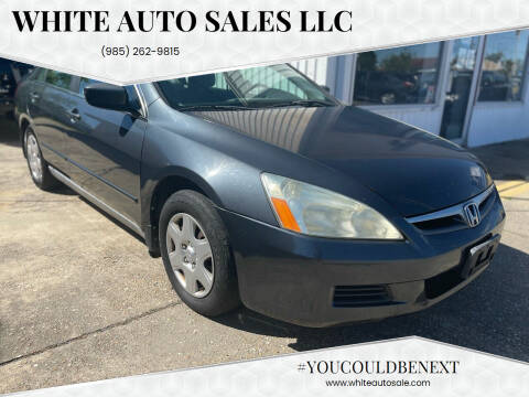 2007 Honda Accord for sale at WHITE AUTO SALES LLC in Houma LA