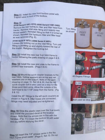 2017 Ventrac 3 PT Hitch 4100 & 4200