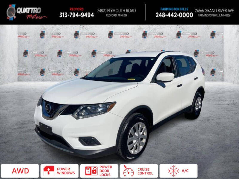 2016 Nissan Rogue for sale at Quattro Motors 2 in Farmington Hills MI