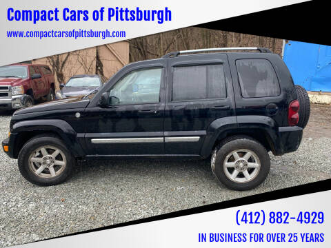 2007 Jeep Liberty for sale at Compact Cars of Pittsburgh in Pittsburgh PA