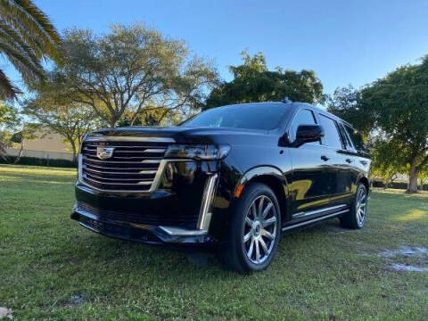 2021 Cadillac Escalade ESV for sale at Transcontinental Car USA Corp in Fort Lauderdale FL