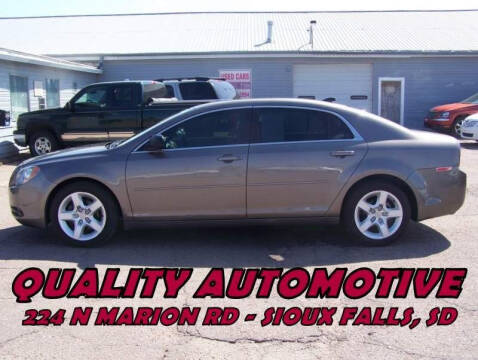 2012 Chevrolet Malibu for sale at Quality Automotive in Sioux Falls SD