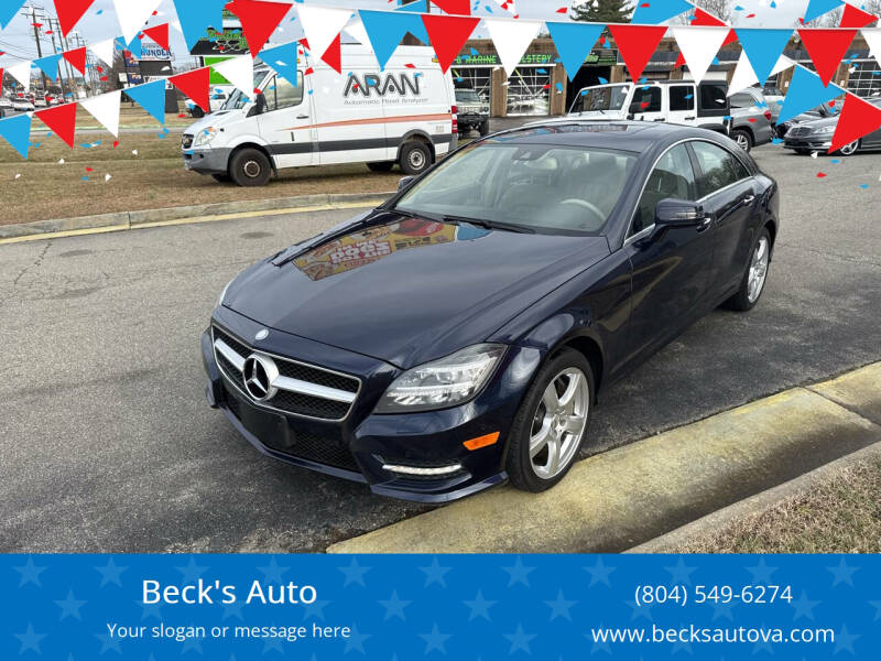 2013 Mercedes-Benz CLS for sale at Beck's Auto in Chesterfield VA